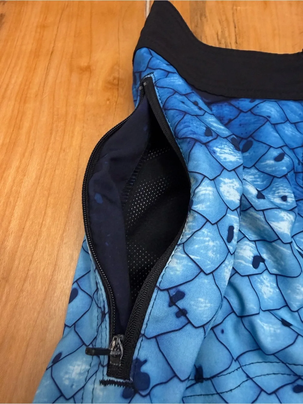 Pelagic Hydro-Lite Board Shorts Mens 38 Blue Fish Scale Fishing Performance